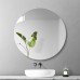FixtureDisplays® 12 inches Round Acrylic Mirror Plastic Shatter Proof Bath Nursery Kids Safety Mirror 15639-12inches